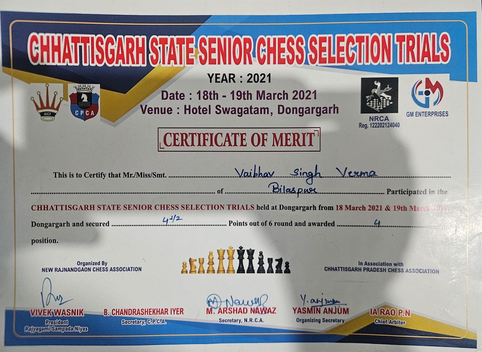 Certificate 3