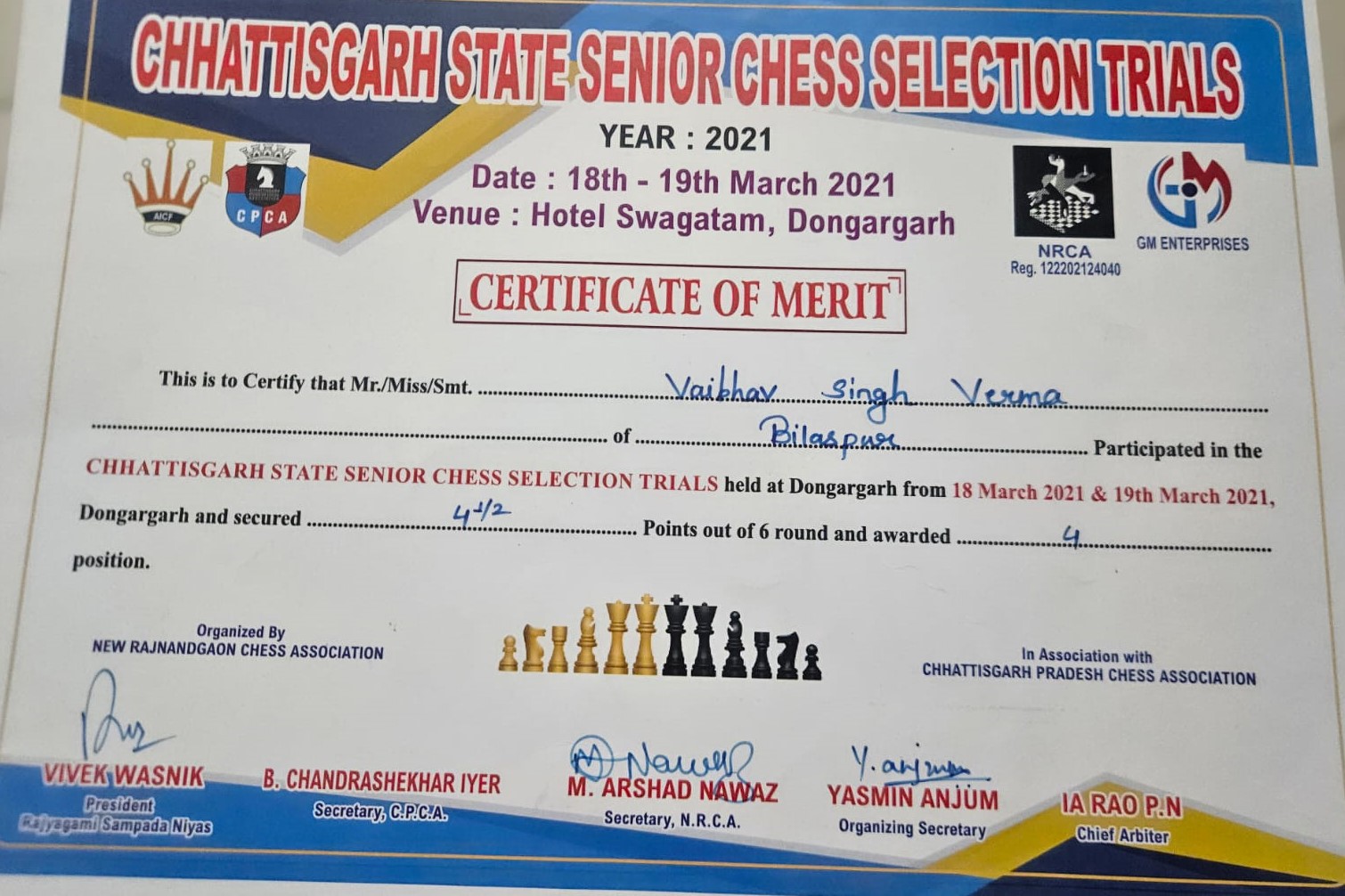 Certificate 4