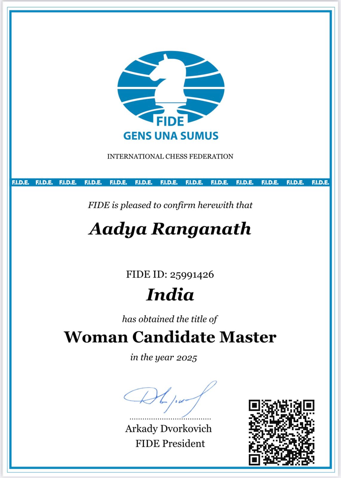 Certificate 1